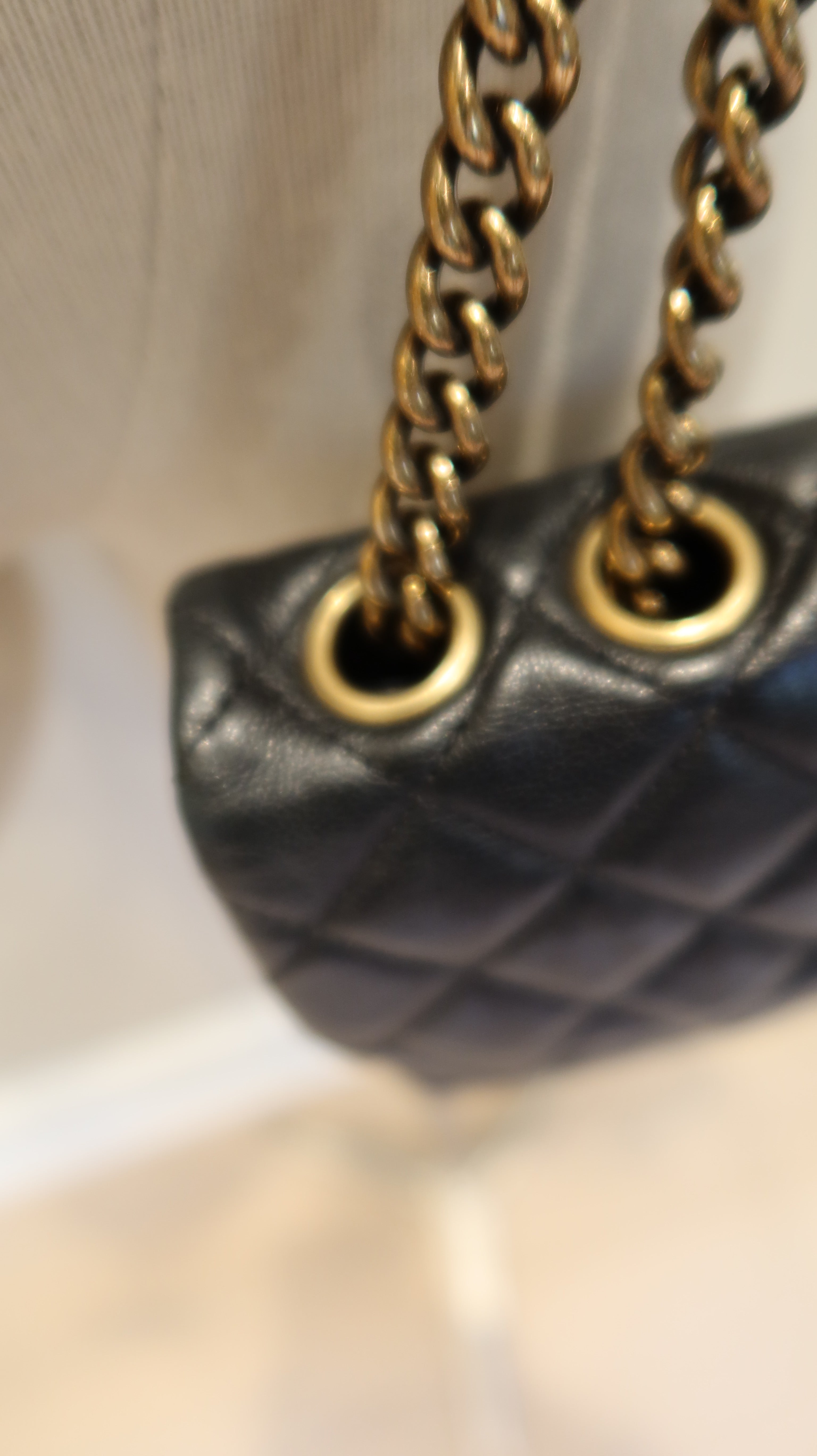 Chanel East West Flap Bag
